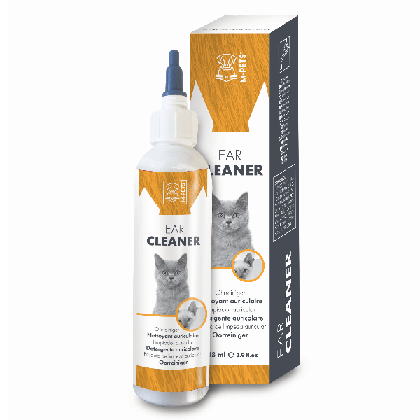M-PETS Cat Ear Cleaning Solution - Premium Ear Cleaner for Feline Companions