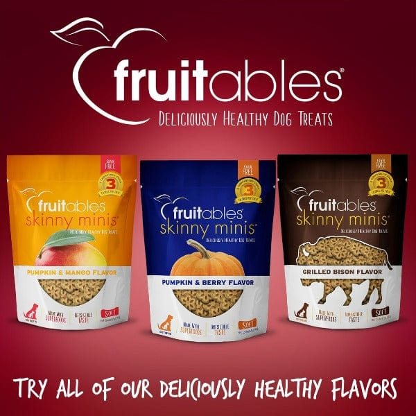 Fruitables Low - Calorie Mini Apple Bacon Flavor Dog Training Treats