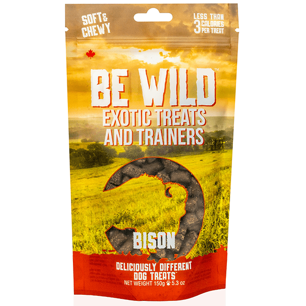 This&That Canine Co. Be Wild Bison Flavor Dog Treats for Daily Feeding and Training