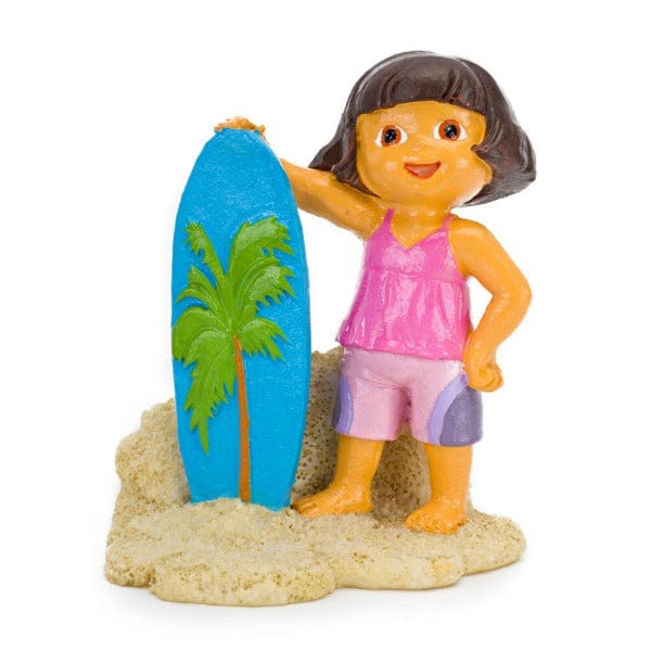 Licensed 3 - inch Dora and Surfboard Resin Decorative Ornament