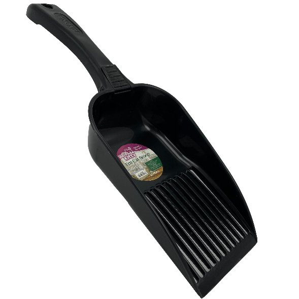 Premium Black Kitty Litter Scoops for Easy Mess Cleaning