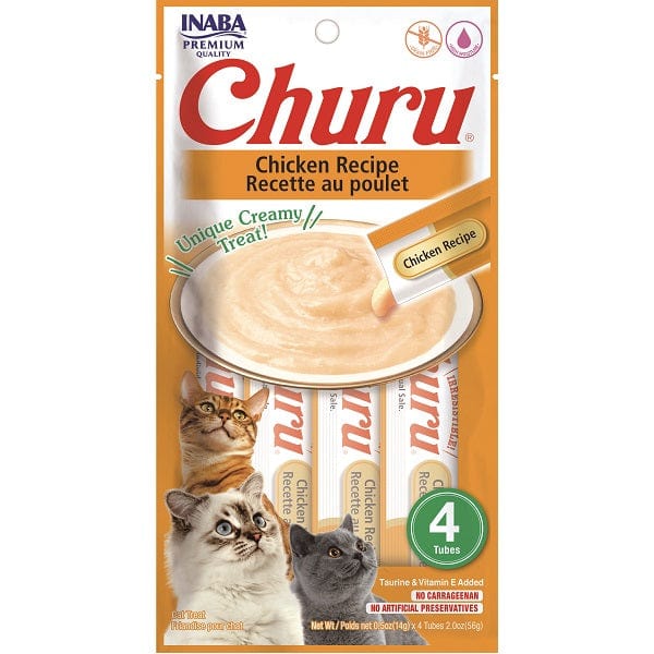 Inaba Churu Creamy Chicken Recipe Grain - Free Cat Treats