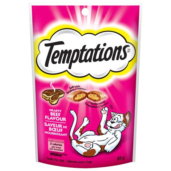Temptations Low - Calorie Hearty Beef Crunchy - Soft Cat Treats