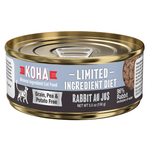 KOHA LID Premium Rabbit Pate Canned Cat Food - Ideal for Cats with Dietary Sensitivities