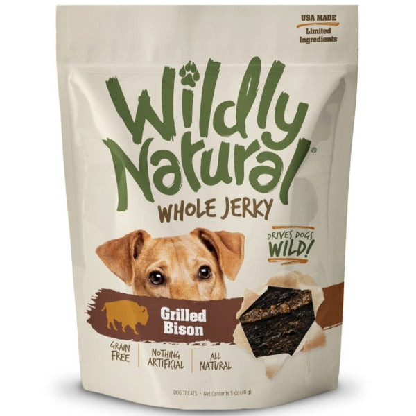 USA-Sourced All-Natural Grilled Bison Whole Jerky Dog Treats