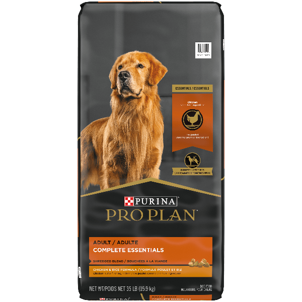 Purina Pro Plan High - Quality Adult Dry Dog Food with Shredded Blend of Chicken and Rice Recipe