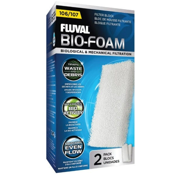 Fluval High - Efficiency Bio - Foam Filter Blocks for Aquariums