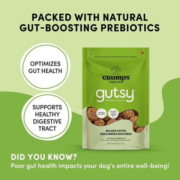 Crumps' Naturals Gutsy Balance Bites for Optimal Pet Gut Health