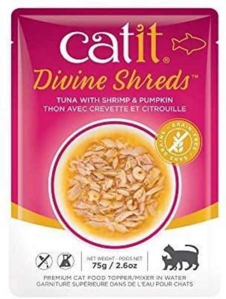 Catit Multipack Tuna Divine Shreds - Premium Cat Food Topper