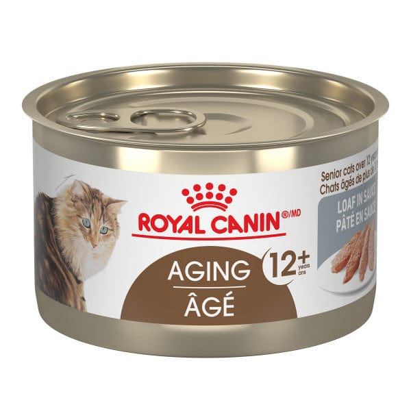 Royal Canin Premium Canned Cat Food - Aging 12+ Loaf in Sauce, 145g for Senior Felines