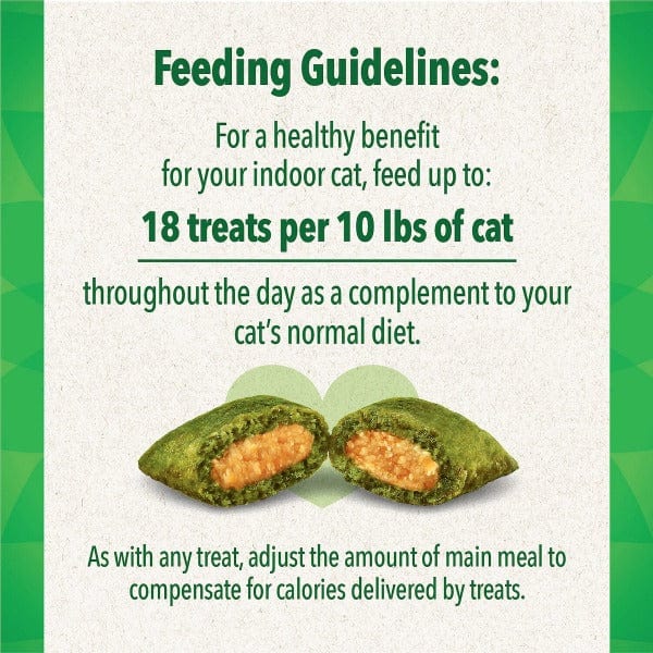 Healthy Indoor Cat Treats - Feline Greenies Smartbites with Delectable Chicken Flavor