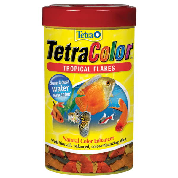 Tetracolor Tropical Fish Topical Color - Enhancing Flakes