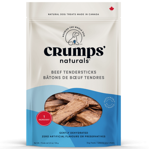 Crumps' Naturals Premium Beef TenderSticks - Ideal Dog Treats for All Breeds