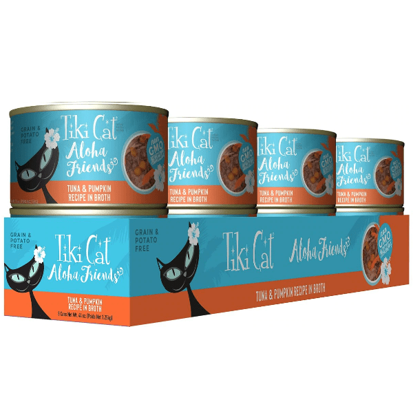 Tiki Cat Aloha Friends Grain - Free Canned Cat Food with Tuna & Pumpkin