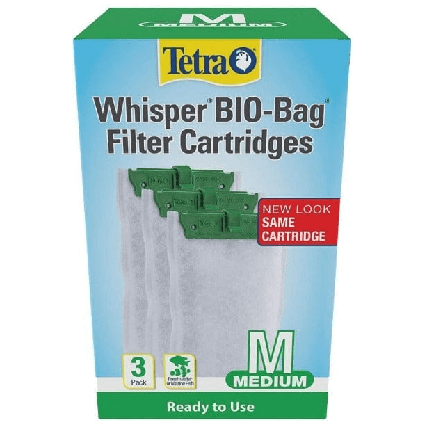 Tetra Whisper Medium-sized Bio-Bag Aquarium Filter Cartridges for Optimal Aquarium Filtration