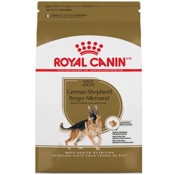 Royal Canin Premium Adult Dry Dog Food Specially Formulated for German Shepherds, 30lb Bag