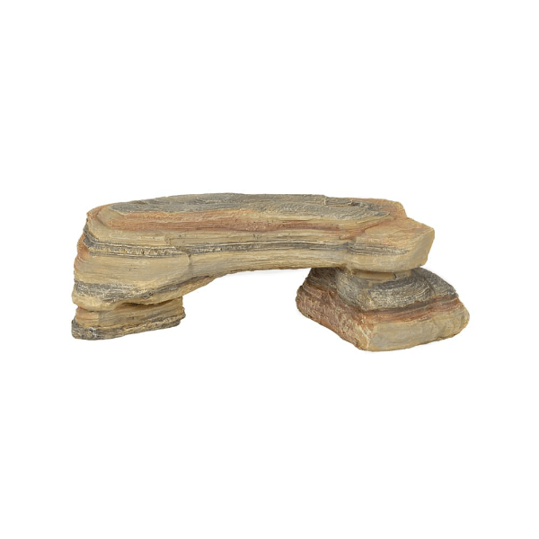 Reptizoo Resin Shale Rock Hideaway Den for Stress - Free Reptiles