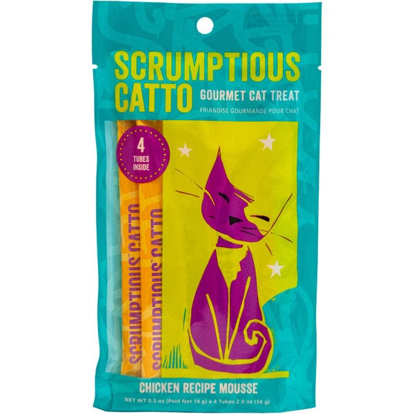 Irresistible Catto Chicken Mousse Recipe Cat Treats - 4 Pack