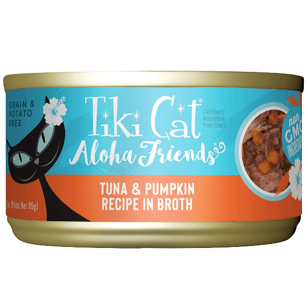 Tiki Cat Aloha Friends Grain - Free Canned Cat Food with Tuna & Pumpkin
