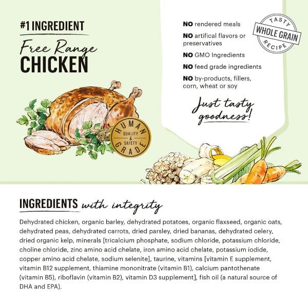 The Honest Kitchen Dehydrated Whole Grain Chicken Recipe for Dogs