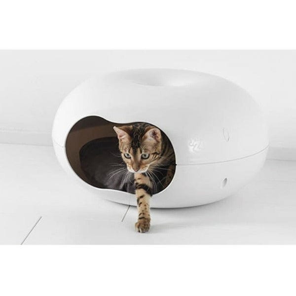 High - Quality Plastic Modern Donut - Shaped Cat and Small Dog Bed Cave