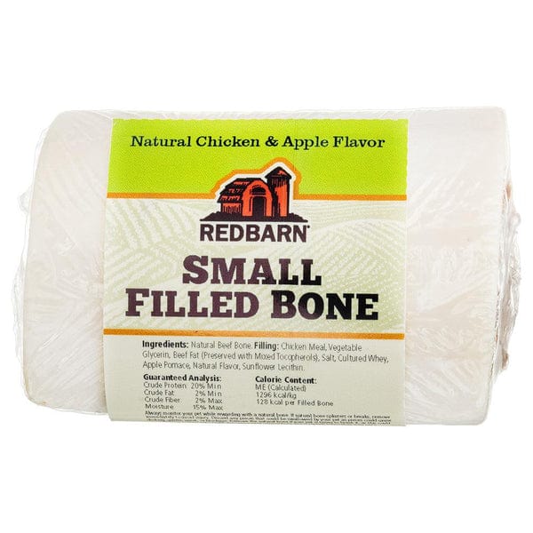 RedBarn All - Natural Chicken & Apple Filled Durable Beef Femur Bones for Dogs