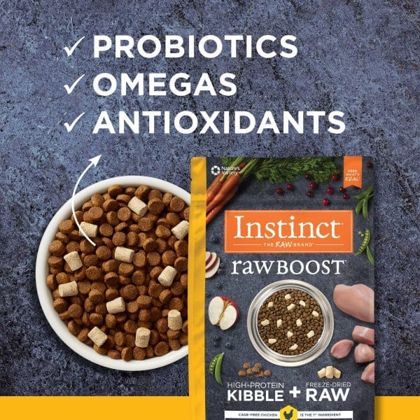 Instinct Raw Boost Dry Cat Food with Cage - free Real Chicken for Optimal Nutrition