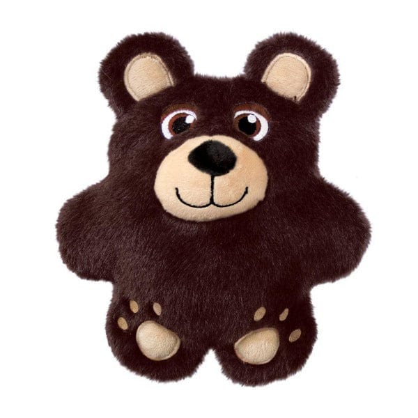 KONG Snuzzles Plush Bear Dog Chew Toy for Indoor Fun