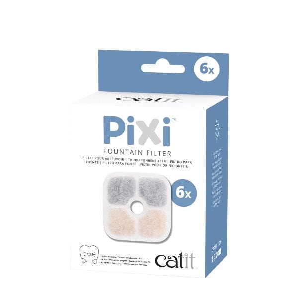 Catit PIXI Triple - Action Drinking Fountain Filters for Cats (3 - Pack & 6 - Pack Available)