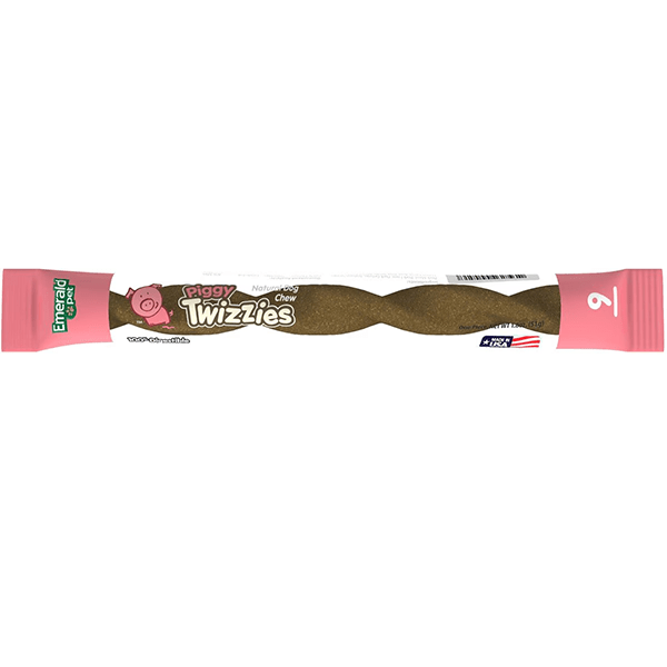 Emerald Premium Pet Piggy Twizzies Natural Dog Chewing Treats