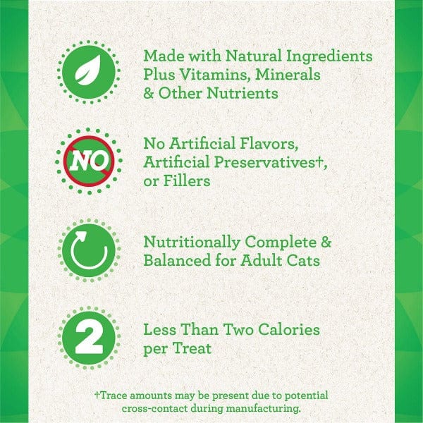 Healthy Indoor Cat Treats - Feline Greenies Smartbites with Delectable Chicken Flavor