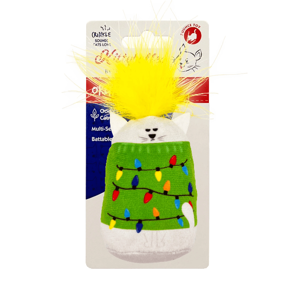 Huxley & Kent Christmas Meh Catnip - Filled Cat Toy for Festive Fun