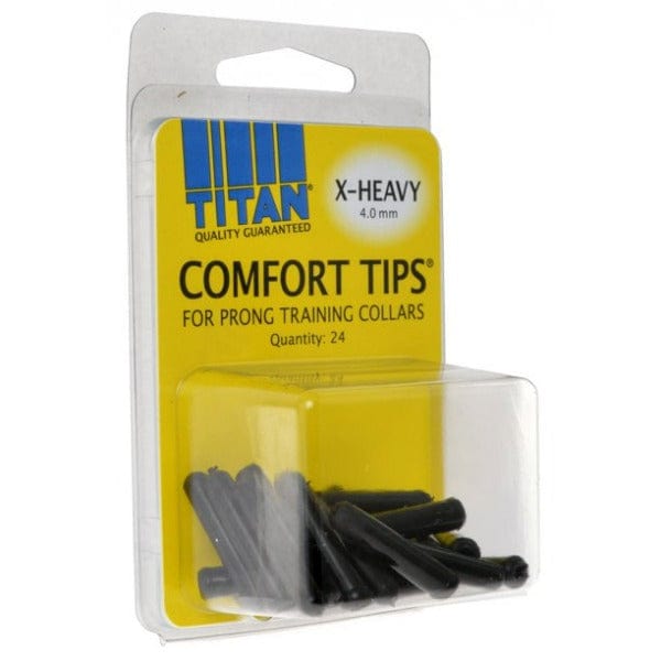 Titan Comfortable Vinyl Tips for Dog Prong Training Collars - Enhancing Comfort and Effectiveness