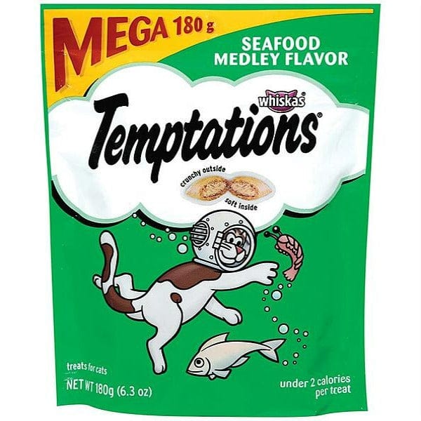 Temptations Premium Seafood Medley Delightful Cat Treats