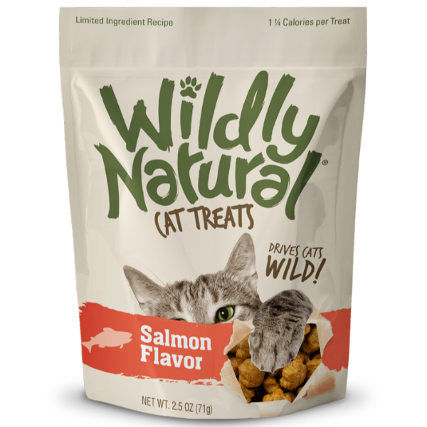 Fruitables All - Natural Salmon - Flavored Crunchy Cat Treats for Your Feline Friend