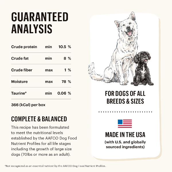 The Honest Kitchen Cage - Free Turkey & Autumn Veggies Butcher Block Smooth Pate Wet Dog Food
