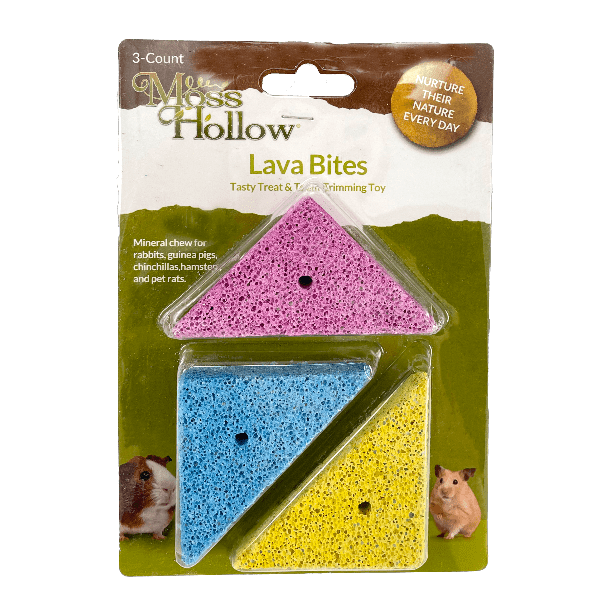 Moss Hollow Pet-Safe Lava Chew Bites for Small Animals