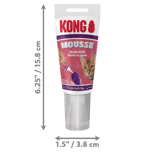 KONG Delicious Mousse Salmon Treat for Feline Companions