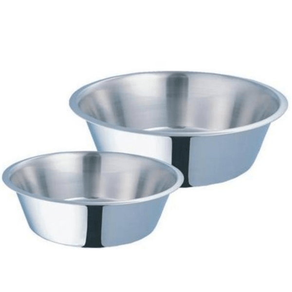 Kumar High - Quality Stainless Steel Pet Dishes with Shiny Finish