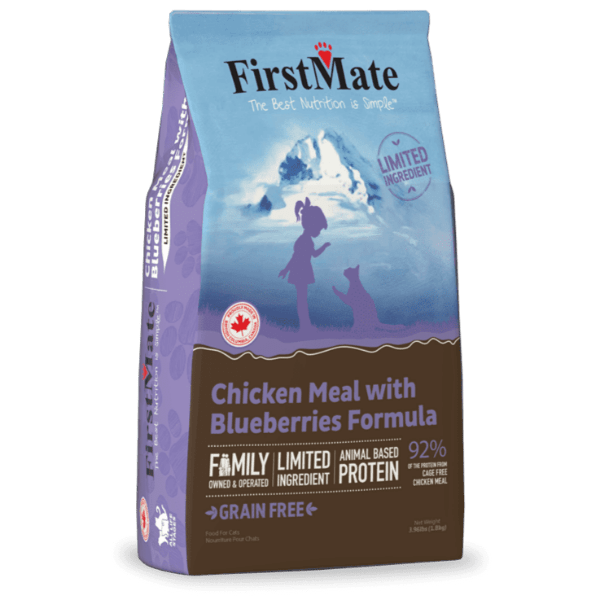 FirstMate Limited Ingredient Dry Cat Food: Chicken Meal & Blueberries, 1.8kg