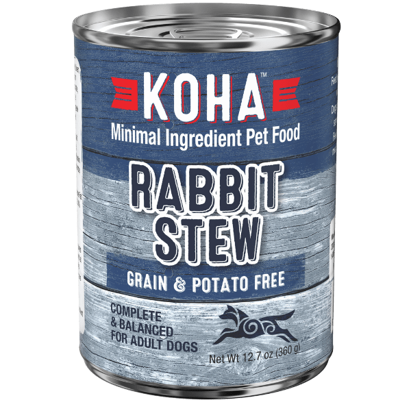 KOHA Premium Canned Rabbit Stew Dog Food - Ideal for Sensitive Stomachs