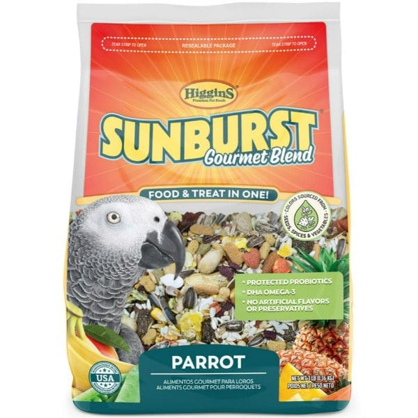 Delicious Sunburst Premium Gourmet Blend Parrot Feed for Optimal Parrot Nutrition