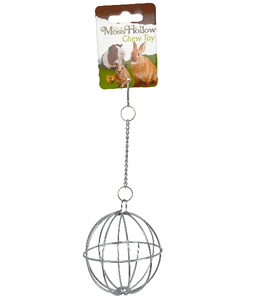 Moss Hollow Wire Ball for Small Pets - Ideal Enrichment Toy