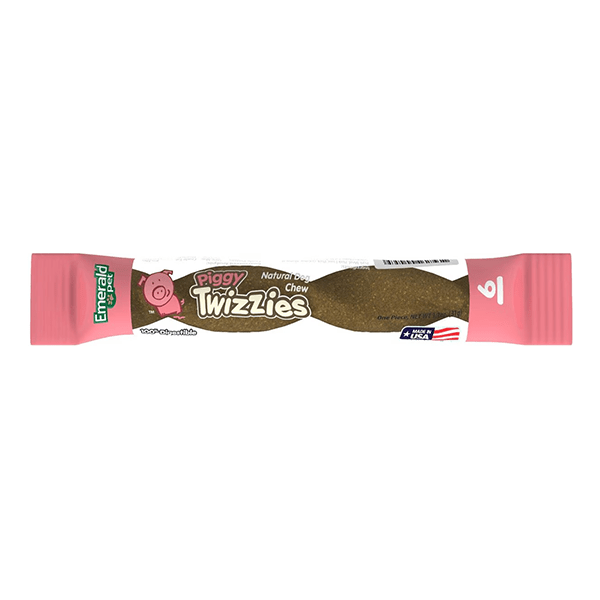 Emerald Premium Pet Piggy Twizzies Natural Dog Chewing Treats
