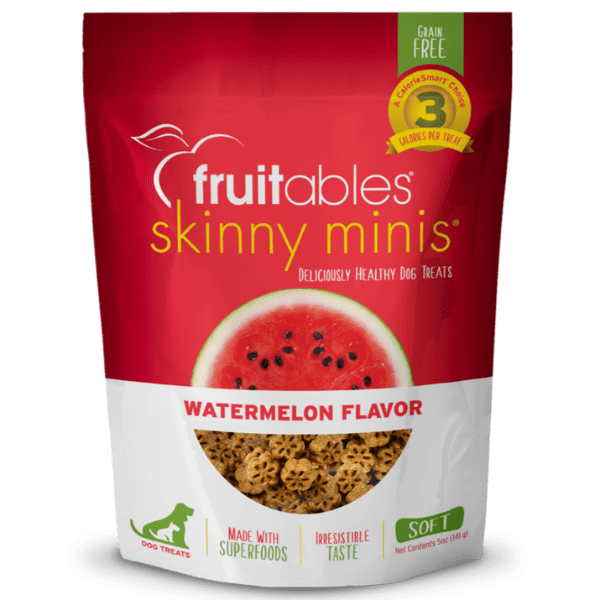 Fruitables Low - Calorie Mini Watermelon Flavored Dog Training Treats