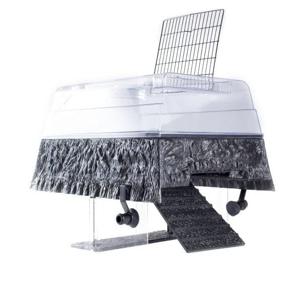 Reptology Durable Plastic Turtle Topper Above-Tank Platform for Healthy Aquatic Life