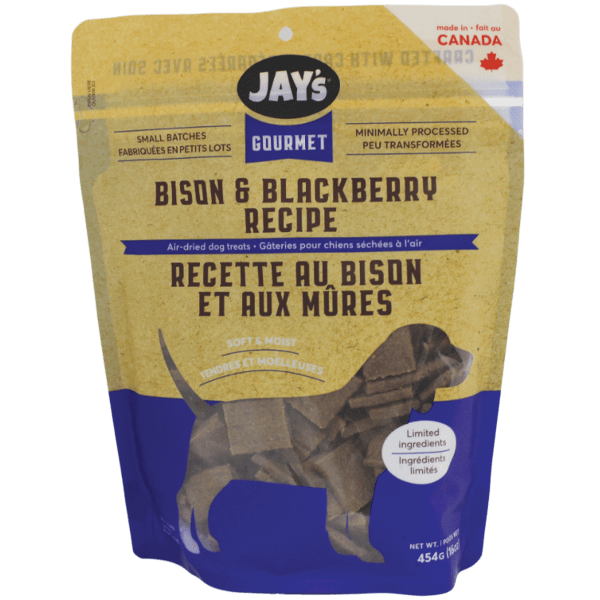 Jay's Premium Gourmet Dog Treats with Bison and Blackberry Recipe