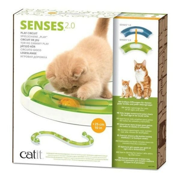 Catit Senses 2.0 Enhanced Play Circuit - Ideal Hunting Toy for Cats
