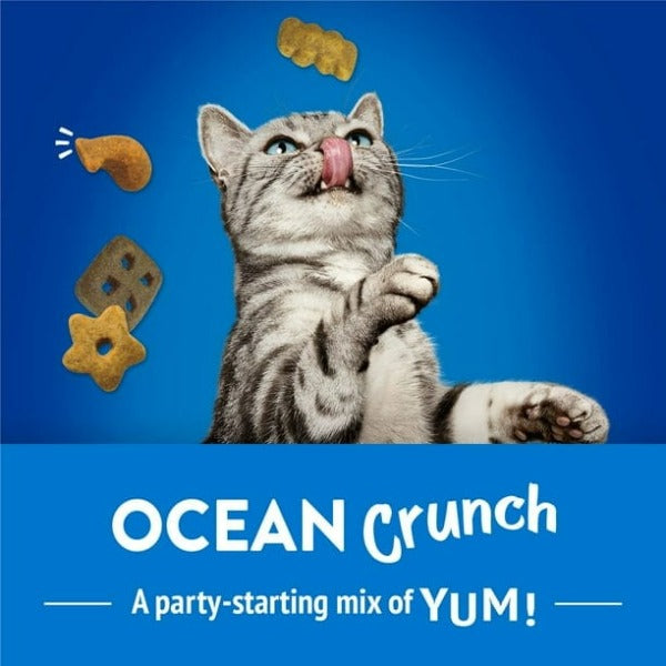 Friskies Ocean Crunch Party Mix Delightful Cat Treats