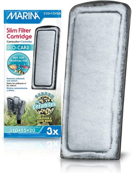 Marina Biological Carbon Slim Filter Cartridge for a Healthy Aquarium